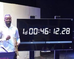 Nigerian trumpeter BossBoss achieves Guinness World Record for “Longest Trumpet Marathon”